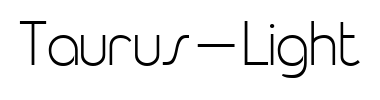 Schrift Taurus-Light