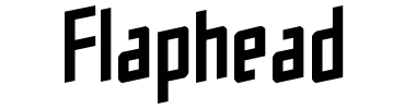 Schrift Flaphead