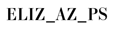 Schrift ELIZ_AZ_PS