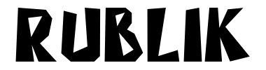 Schrift Rublik