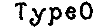 Schrift TypeO