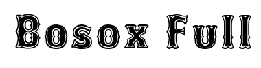 Schrift Bosox Full
