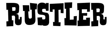 Schrift Rustler