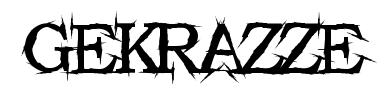 Schrift GEKRAZZE