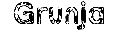 Schrift Grunja
