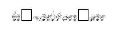Schrift Gallaudet Regular